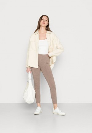 Anna Field 2 Pack Leggings Trousers Broek Dames Zwart | 4956-ZYQBK