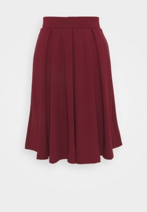 Anna Field A Line Skirt Rok Dames Donkerrood | 4370-UARZF