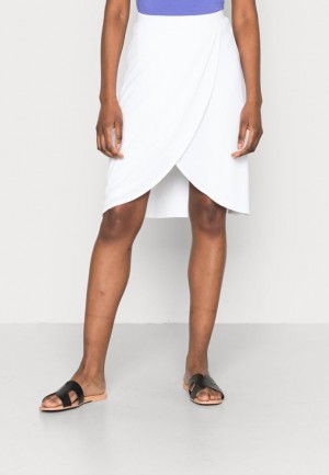 Anna Field A Line Skirt Rok Dames Wit | 0824-XKYIO