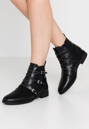 Anna Field Ankle Boots Enkellaarzen Dames Zwart | 5498-QTSKE