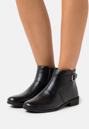 Anna Field Ankle Boots Enkellaarzen Dames Zwart | 9752-RKLEQ