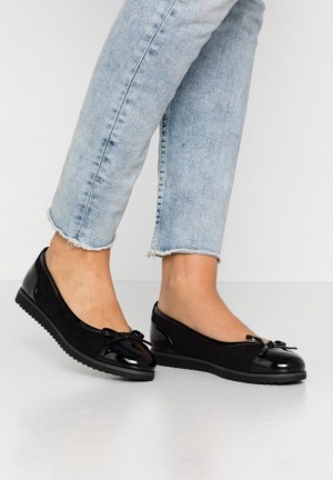 Anna Field Ballet Pumps Ballerina Schoenen Dames Zwart | 3710-YFCJQ