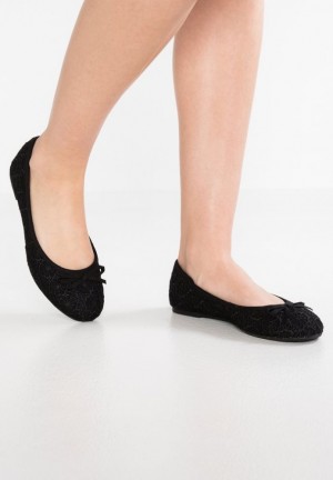 Anna Field Ballet Pumps Ballerina Schoenen Dames Zwart | 3148-ZGVSN