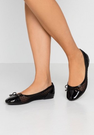 Anna Field Ballet Pumps Ballerina Schoenen Dames Zwart | 1324-ODJQC