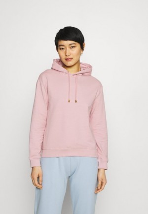 Anna Field Basic Loose Hoodie With Trim Hoodie Pullover Dames Roze | 4015-JFTEW