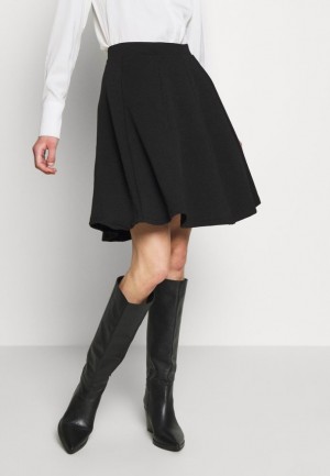 Anna Field Basic Mini A Line Skirt Mini Skirt Rok Dames Zwart | 7419-CBMQF
