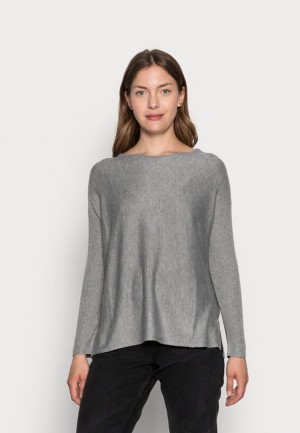 Anna Field Batwing Jumper Boatneck Jumper Pullover Dames Grijs | 6497-GMICH