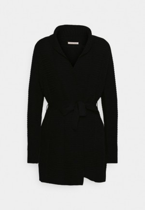 Anna Field Belted Cardigan Cardigan Cardigan Dames Zwart | 4728-FJOCW