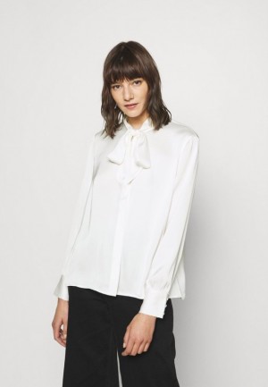 Anna Field Blouse Overhemd Dames Wit | 7695-QITNR