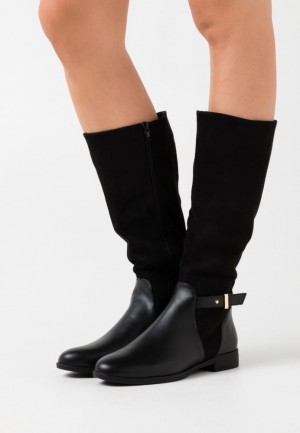 Anna Field Boots Laarzen Dames Zwart | 1208-EMTQK