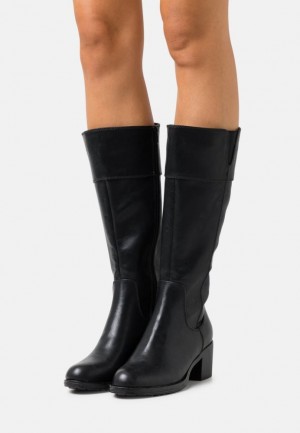 Anna Field Boots Laarzen Dames Zwart | 5346-NSYZM