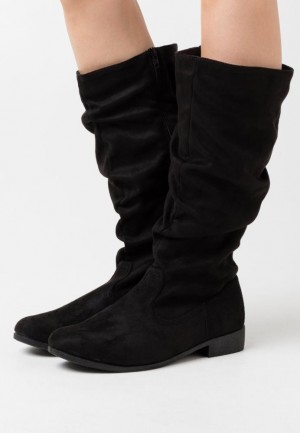 Anna Field Boots Laarzen Dames Zwart | 9413-WFENI