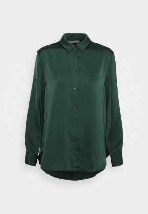 Anna Field Button Down Blouse Overhemd Dames Groen | 3687-KSVID