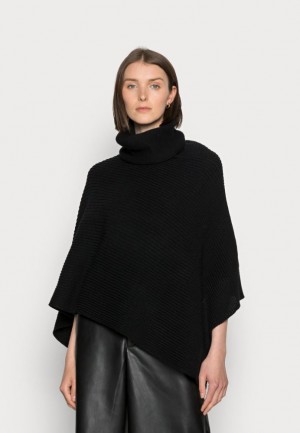 Anna Field Cape Mantel Dames Zwart | 8061-WADKE