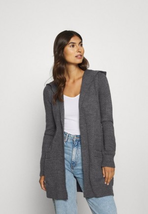 Anna Field Cardigan Cardigan Dames Donkergrijs | 0348-TWYUB