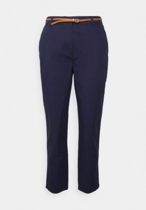 Anna Field Chinos Broek Dames Donkerblauw | 6719-VPEJG