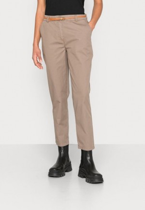 Anna Field Chinos Broek Dames Grijs Bruin | 1965-VRLUZ