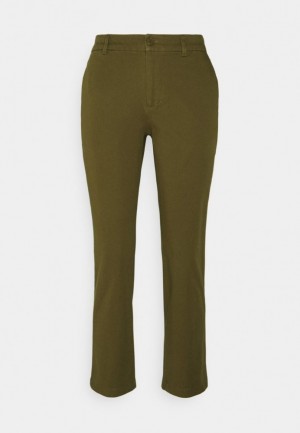 Anna Field Chinos Broek Dames Khaki | 0725-NZTUF