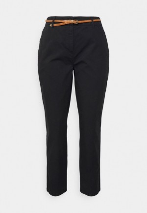 Anna Field Chinos Broek Dames Zwart | 6453-ENIGD