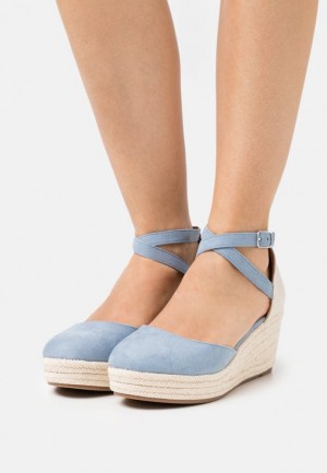 Anna Field Comfort Platform Heels Hakken Dames Lichtblauw | 9867-SPMIF