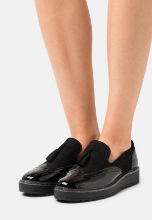 Anna Field Comfort Slip Ons Laag Schoenen Dames Zwart | 8263-RCOKL