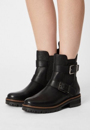 Anna Field Cowboy Biker Ankle Boot Enkellaarzen Dames Zwart | 2895-JKYEA