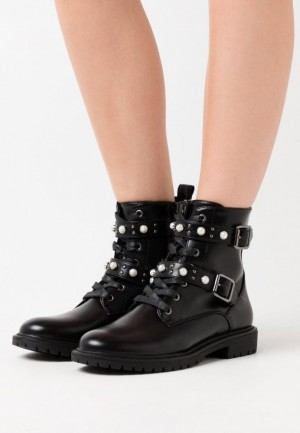 Anna Field Cowboy Biker Ankle Boot Enkellaarzen Dames Zwart | 7952-PEKRZ
