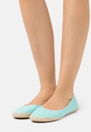 Anna Field Espadrilles Ballerina Schoenen Dames Mintgroen | 4821-ANMEB