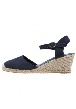 Anna Field Espadrilles Sandalen Dames Donkerblauw | 9158-FICPE