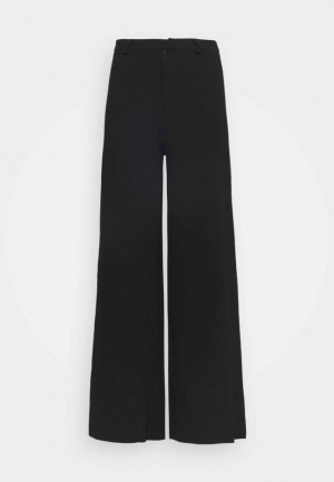 Anna Field Flared Leg Business Trousers Trousers Broek Dames Zwart | 1028-SURHW