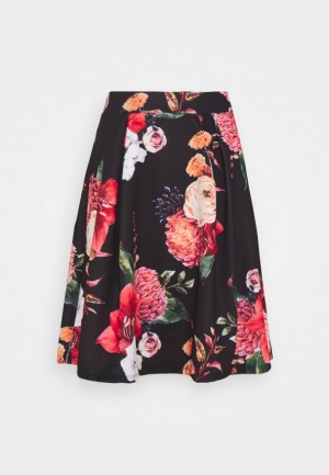 Anna Field Geplooid Skirt Rok Dames Zwart | 4280-EBCHW