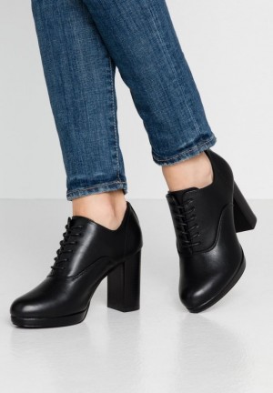 Anna Field High Hak Ankle Boots Hakken Dames Zwart | 5720-BHVKS