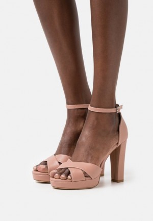 Anna Field High Hak Sandals Sandalen Dames Lichtroze | 6713-JWSOT