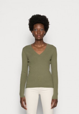 Anna Field Jumper Pullover Dames Khaki | 2089-AVMNE