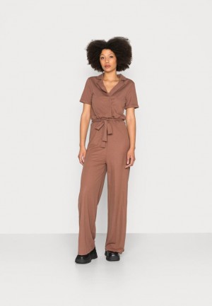 Anna Field Jumpsuit Jumpsuit Dames Bruin | 3765-AJOBP