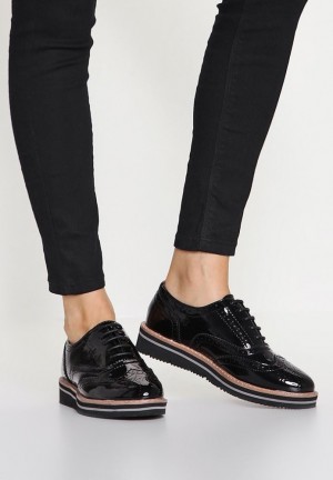 Anna Field Kanten Ups Laag Schoenen Dames Zwart | 1230-UPFIT