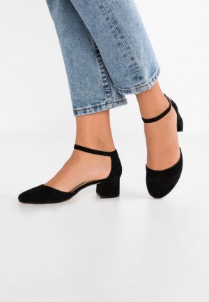 Anna Field Leren Bridal Shoes Hakken Dames Zwart | 8136-JIZCN