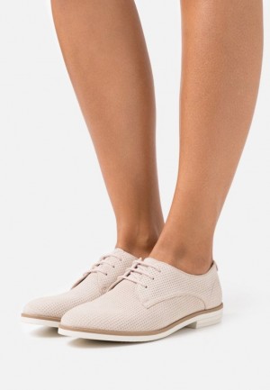 Anna Field Leren Kanten Ups Laag Schoenen Dames Wit | 6521-GYVLH