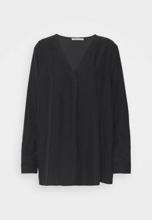 Anna Field Long Sleeved Top Overhemd Dames Zwart | 4607-RAFCU