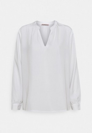 Anna Field Long Sleeved Top Overhemd Dames Wit | 4029-ZPQGX