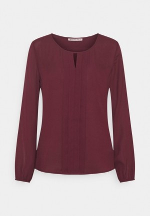 Anna Field Long Sleeved Top Overhemd Dames Bordeaux | 3296-UJAOD