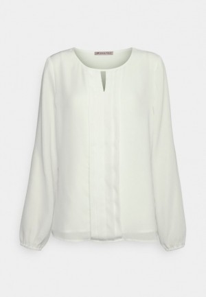 Anna Field Long Sleeved Top Overhemd Dames Wit | 1934-KRWBD