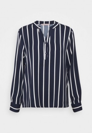 Anna Field Long Sleeved Top Overhemd Dames Donkerblauw | 8540-RWBZN