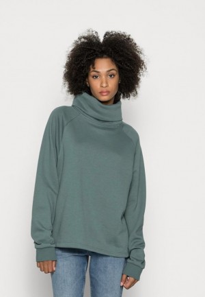 Anna Field Loose Roll Neck Sweatshirt Sweatshirt Pullover Dames Groen | 8706-BCAIQ