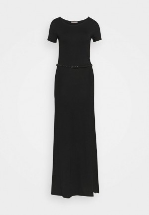 Anna Field Maxi Jurken Jurk Dames Zwart | 5741-KLBJF