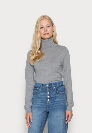 Anna Field Merino Wol Turtleneck Jumper Pullover Dames Grijs | 4298-BHISC