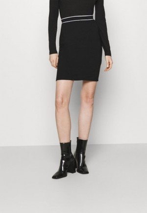 Anna Field Mini Punto Smart Comfy Skirt Pencil Skirt Rok Dames Zwart | 6928-HFXJW