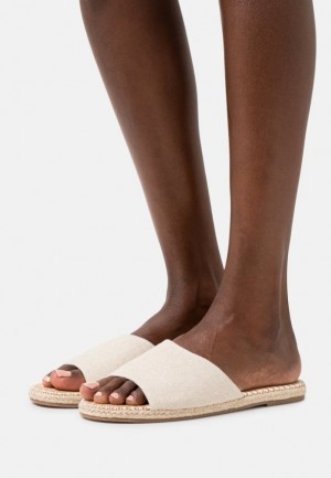 Anna Field Mules Pantoffels Dames Beige | 3726-JSWFC