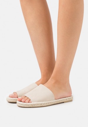 Anna Field Mules Pantoffels Dames Beige | 0382-SANDF
