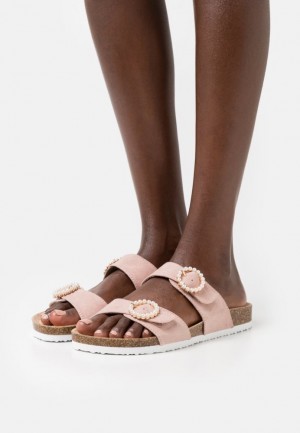 Anna Field Mules Pantoffels Dames Lichtroze | 7402-LHDUV